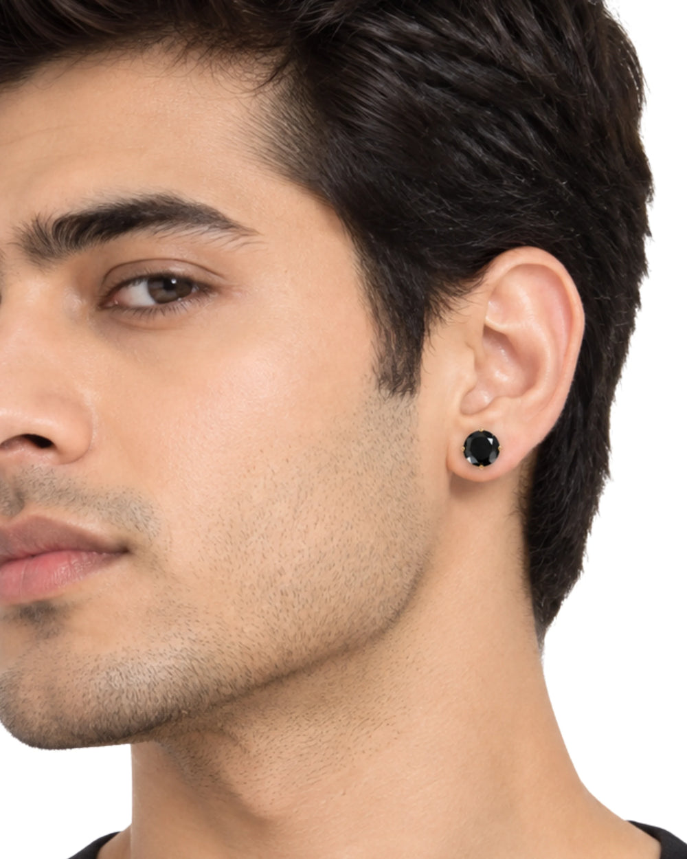The Noir Crown Aureate Studs