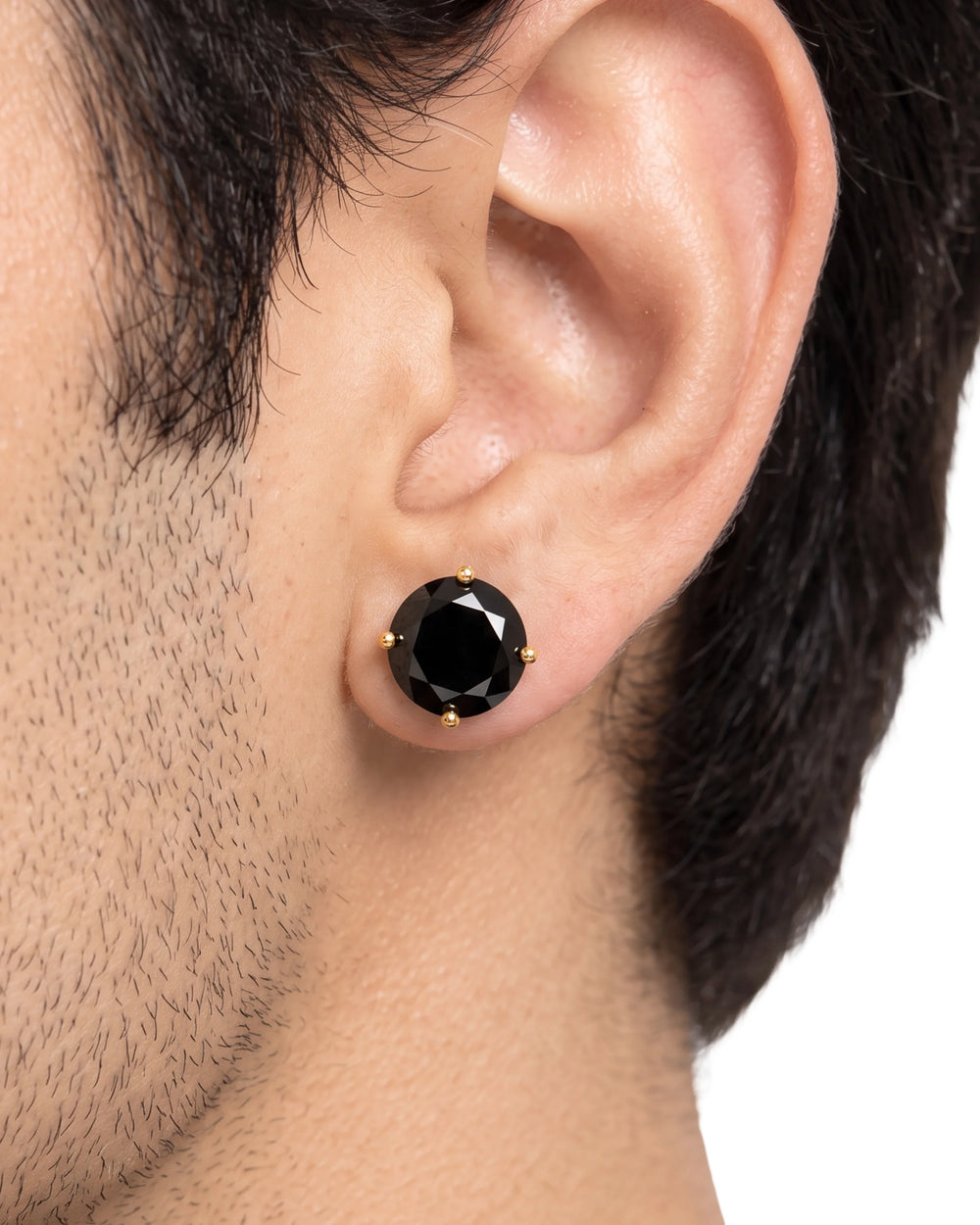 The Noir Crown Aureate Studs