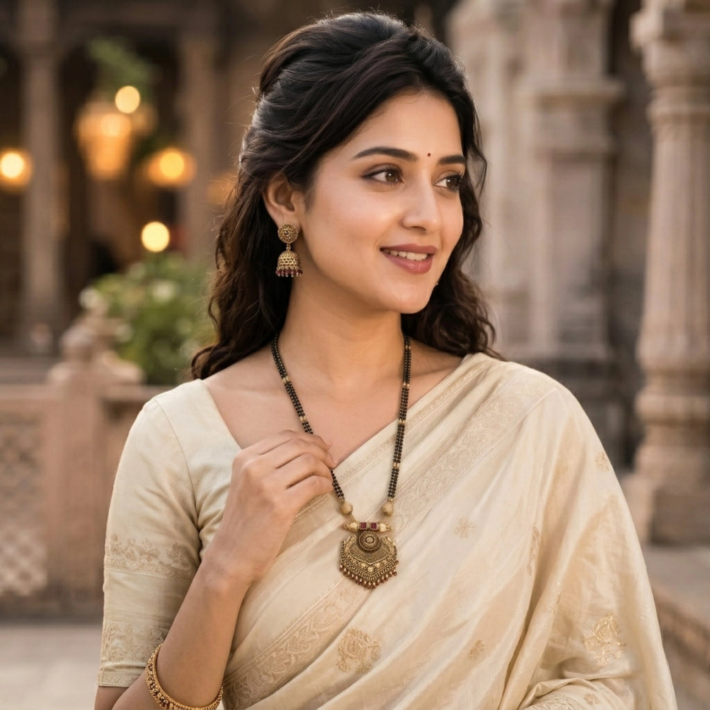 Maharani Veena Mangalsutra Set