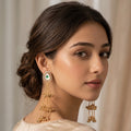 Emerald Chandrika Earrings