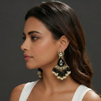 Black Ethnic Danglers