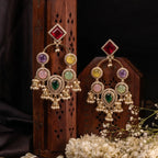 Ira Mehfil Multi Stone Earrings