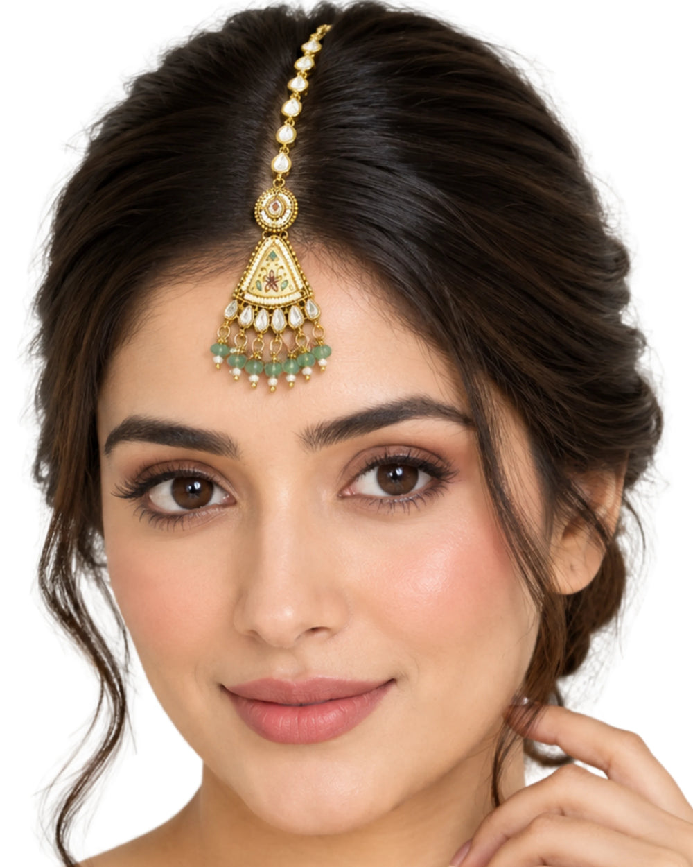 The Royal Meenakari Crest Tikka