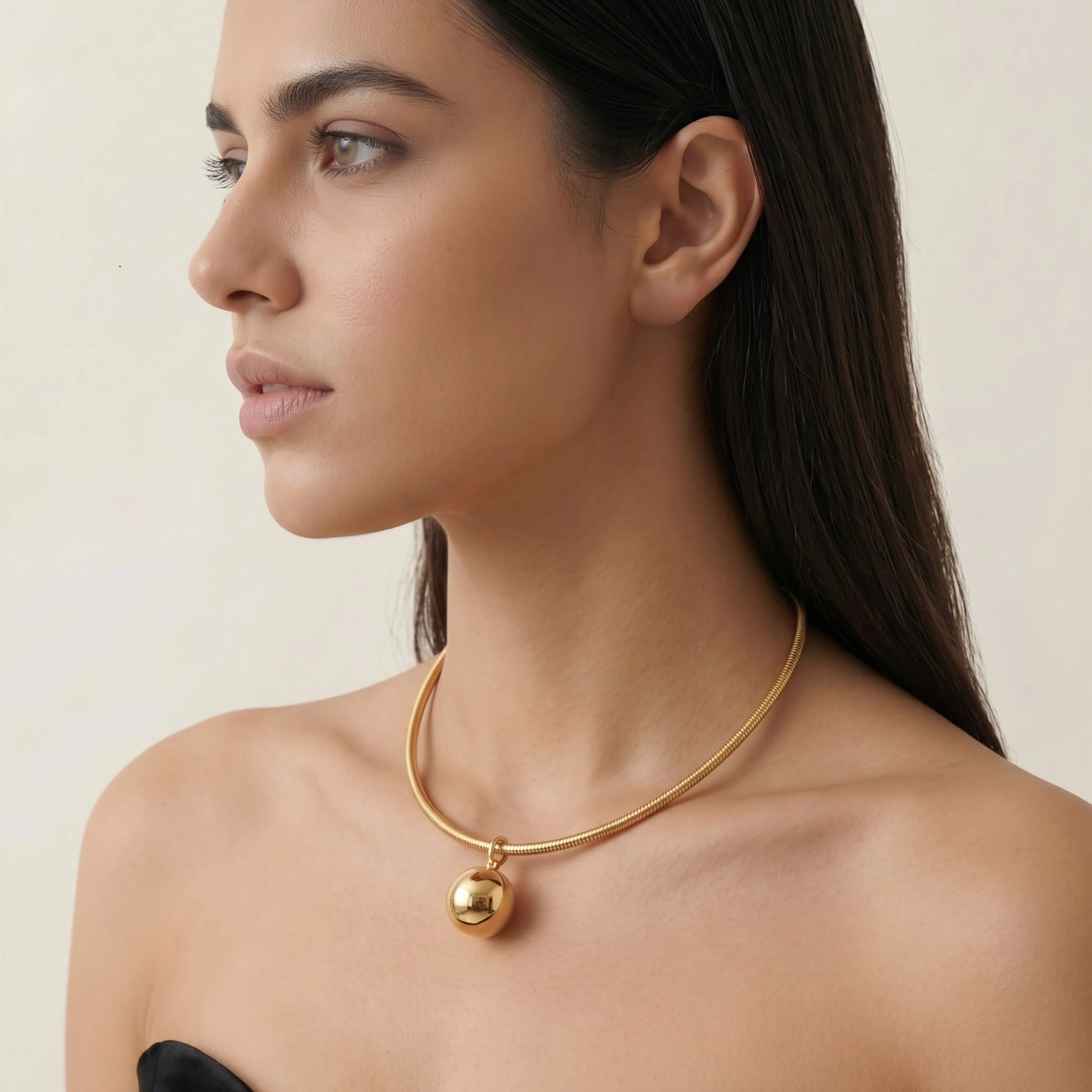 Midnight Bloom Pendant Necklace