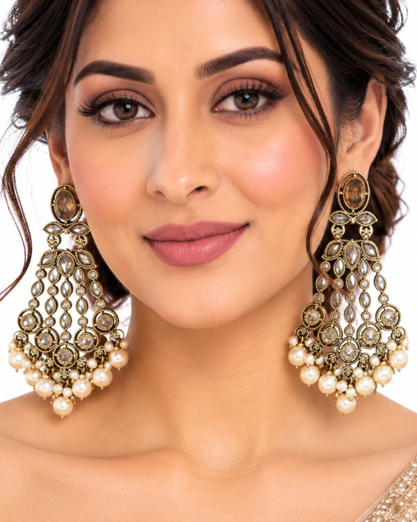 Imperial Smokey Topaz Statement Dangles