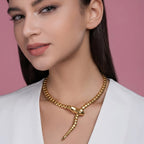 Golden Serpent Necklace