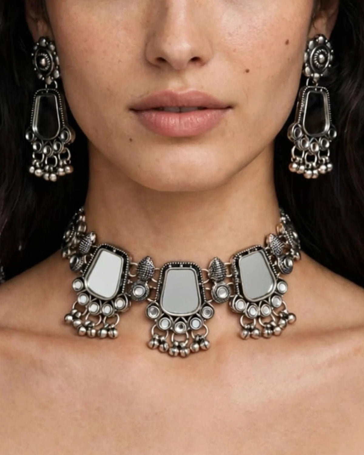 Aaina Tribal Choker Collection