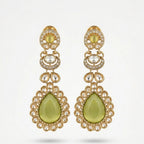 Green Noir Danglers