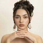 Rose Sleek Drop Earrings