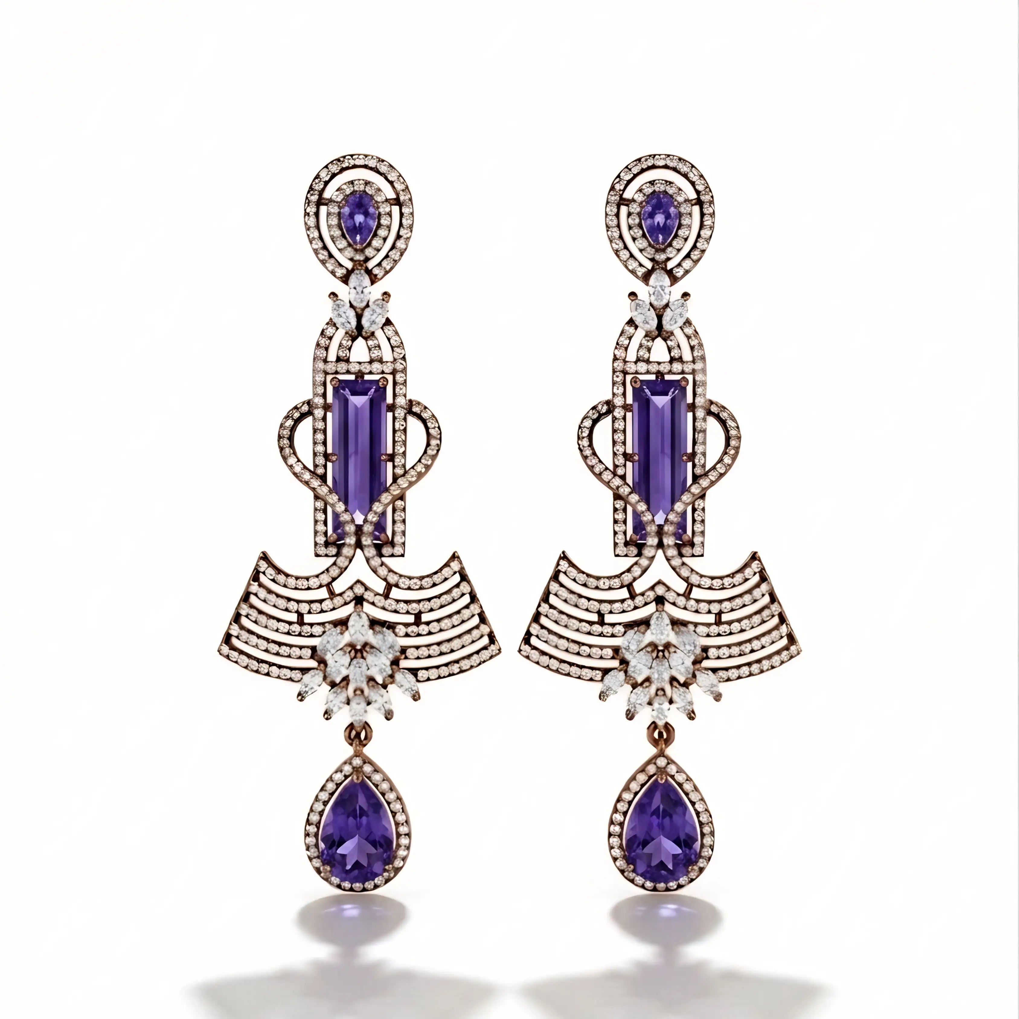 Amethyst Rajwada Dangler