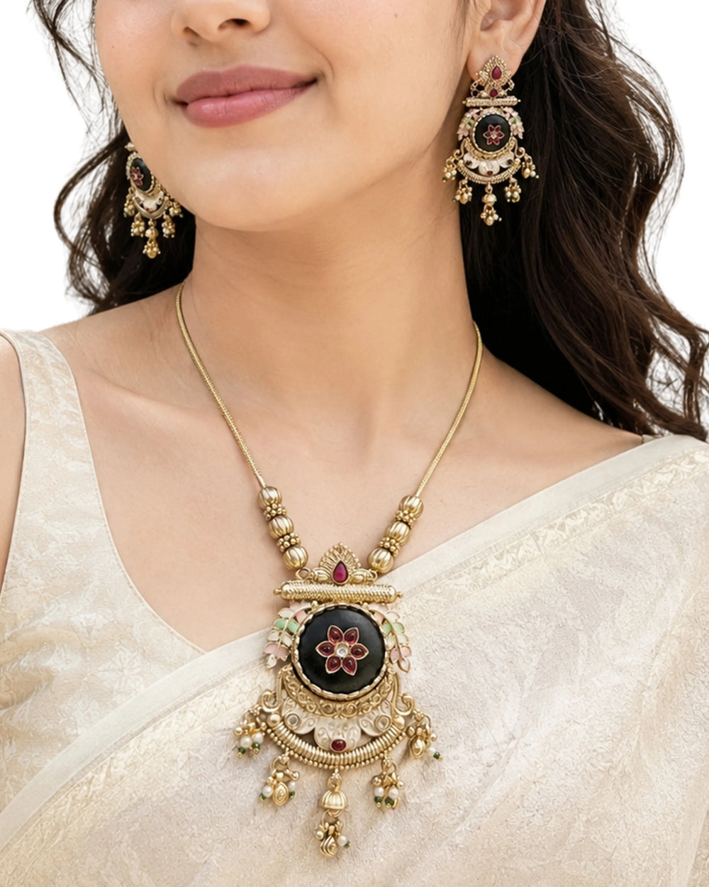 The Royal Ebony Floral Set