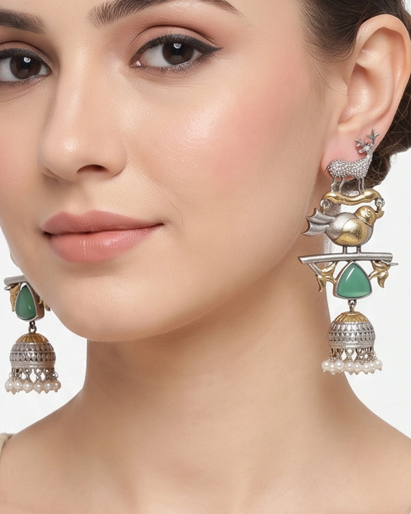 The Enchanted Forest Jhumkas