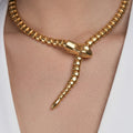 Golden Serpent Necklace