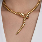Golden Serpent Necklace