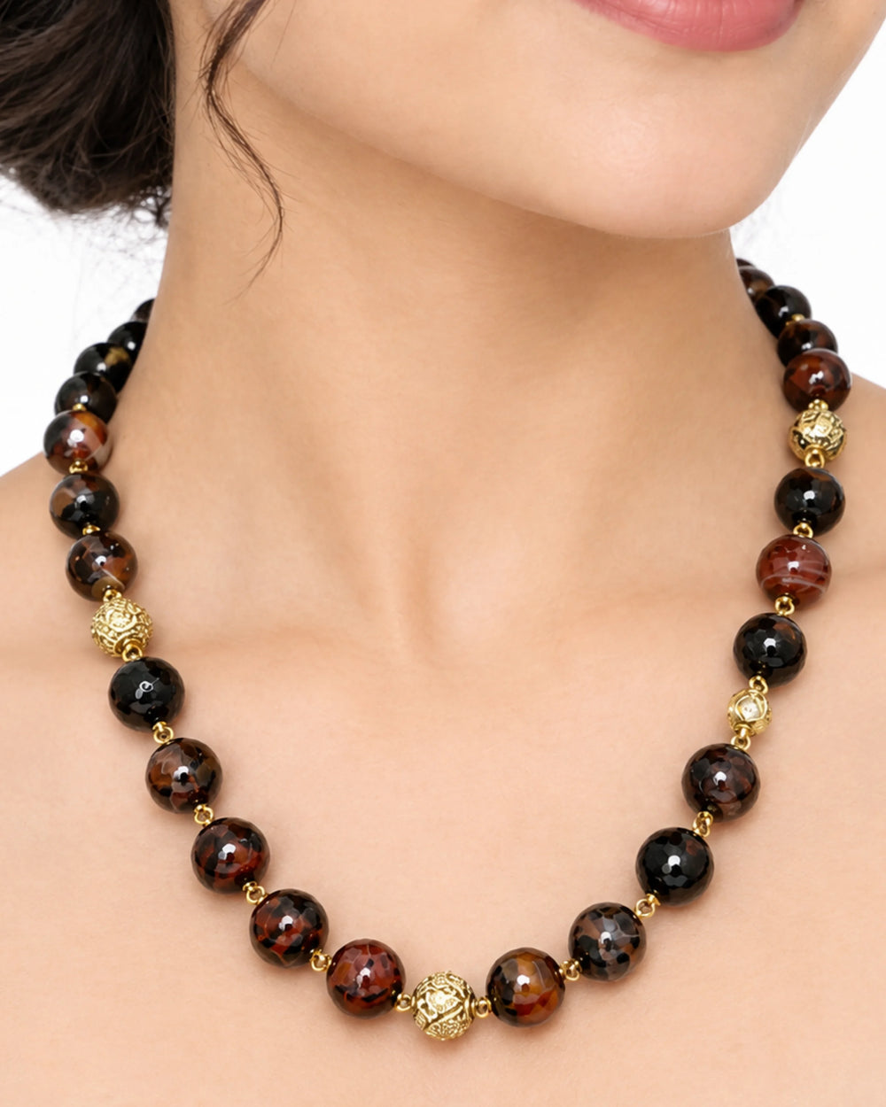 Tortoiseshell Agate Statement Jewelry Set