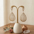 Mehndi Noor Basket Earrings