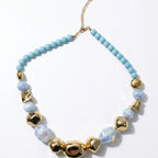 Sky Azure Bead Necklace